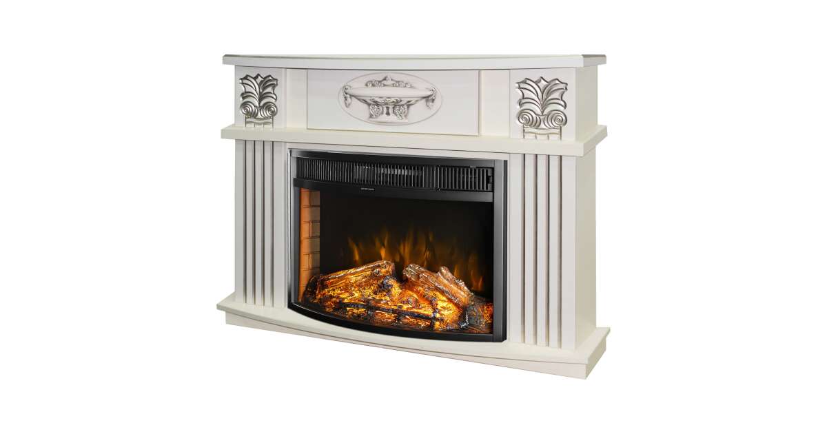 Semineu electric Roma mini vanilie & Ararat, Art Flame, 974x1200x318 mm, 1950W - imagine 3